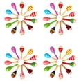 thumbnail image 1 of 40 Piezas Sonajas Maraca de Madera Shaker Percusion Juguete Musical para Ninos Favor, Maracas 10, 36 Meses Hasta, 1 of 1