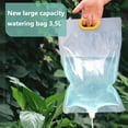 thumbnail image 3 of Joernso Watering Package 3.5L Large Capacity Transparent Bag Reusable Automatic Watering Plants Irrigation Tool Plant Drip Irrigation Automatic Flower Waterer for Home Garden, 3 of 8