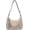 Khaki, variant on Slouchy Suede Shoulder Bag for Women Large Soft Totes Working Purse Handbag Dumpling Crossbody Satchel with Zipper