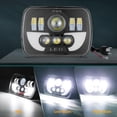 thumbnail image 4 of Fit 1982-1995 for Toyota Pickup 2PC 120W 7x6 LED Rectangle Headlight Hi-Lo H6054, 4 of 8