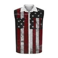 thumbnail image 4 of GERsome 4th of July Tank Tops Men's Sleeveless Patriotic T Shirts Summer Button Up Shirts American Flag Stars Stripes Graphic Tees S-3XL, 4 of 5