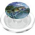 thumbnail image 1 of PopSockets PopGrip para teléfonos y tabletas, pesca de lubina, 1 of 5