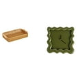 thumbnail image 1 of Cestas de almacenamiento,Cestas de almacenamiento de cocina tejidas con asas hechas a mano,Reloj de pared,Reloj de pared decorativo para baño y dormitorio.,Reloj de pared cuadrado silencioso y, 1 of 8