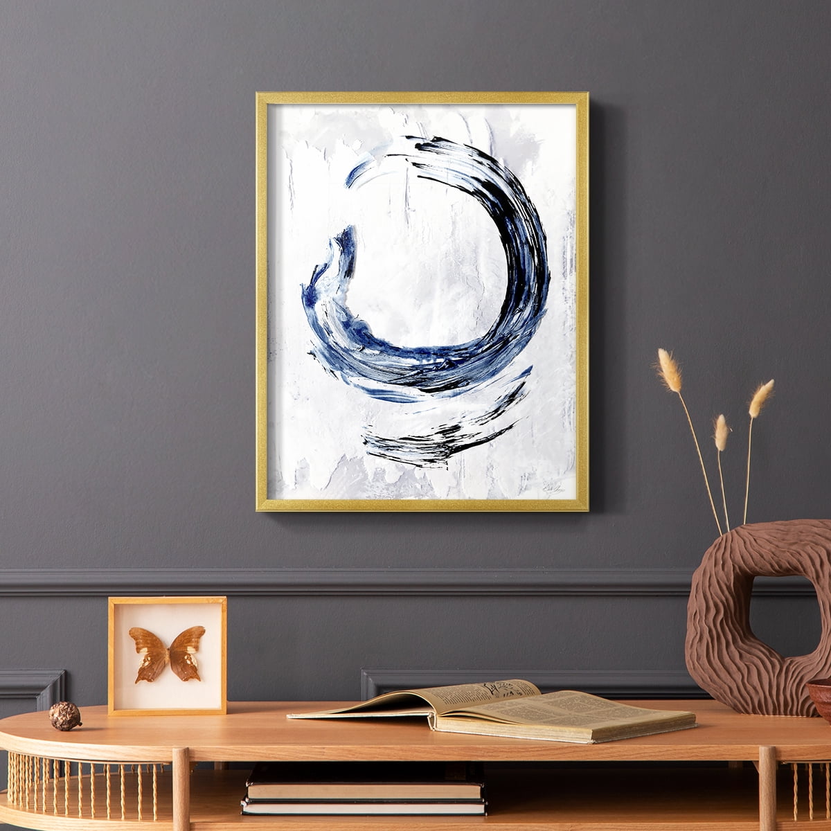 Moonglade I in Gold Solid Wood 8 x 10 Framed Print