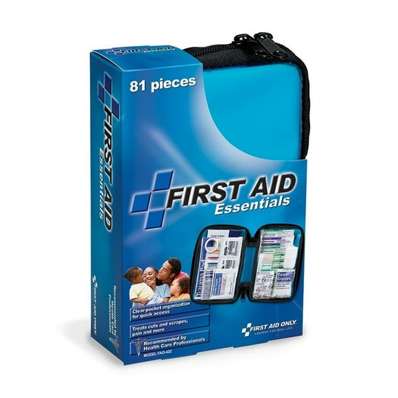FAO All Purpose 81-Piece First Aid Kit w/Pocketbook Style Case