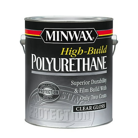 Minwax High-Build Polyurethane, Gloss, Clear, 1 Gallon
