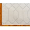 thumbnail image 2 of Marilyn Monroe Glam Collection Area Rug - Trellis (2' x 6' 1" Runner White Silver/Silver), 2 of 8