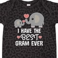 thumbnail image 4 of Inktastic Best Gram Ever Grandchild Boys or Girls Baby Bodysuit, 4 of 5