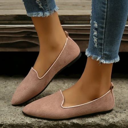 

TOWED22 Women s Flats Womens Baden Ballet Flats Comfortable Everyday Ballet Shoes for Women RD2