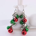 thumbnail image 3 of Christmas Jingle Bell Tinkle Bell Cute Ornamentdangle Earrings, 3 of 5
