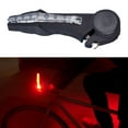 thumbnail image 1 of Manillar de bicicleta de montaña Baoblaze Luces LED de señal Lámpara de advertencia de seguridad roja, 1 of 8
