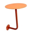 thumbnail image 1 of Luzkey 35cm Wall Mounted Table Sofa Side Table, Easy to Install with Screw Round Coffee Desk for Kitchen, Dining Balcony Small Space orange, 1 of 8
