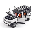 thumbnail image 3 of 1/24 Alloy Diecast Model Car Toy Collection Sound Light for Land Rover New Defender 110 Accessories, 3 of 7