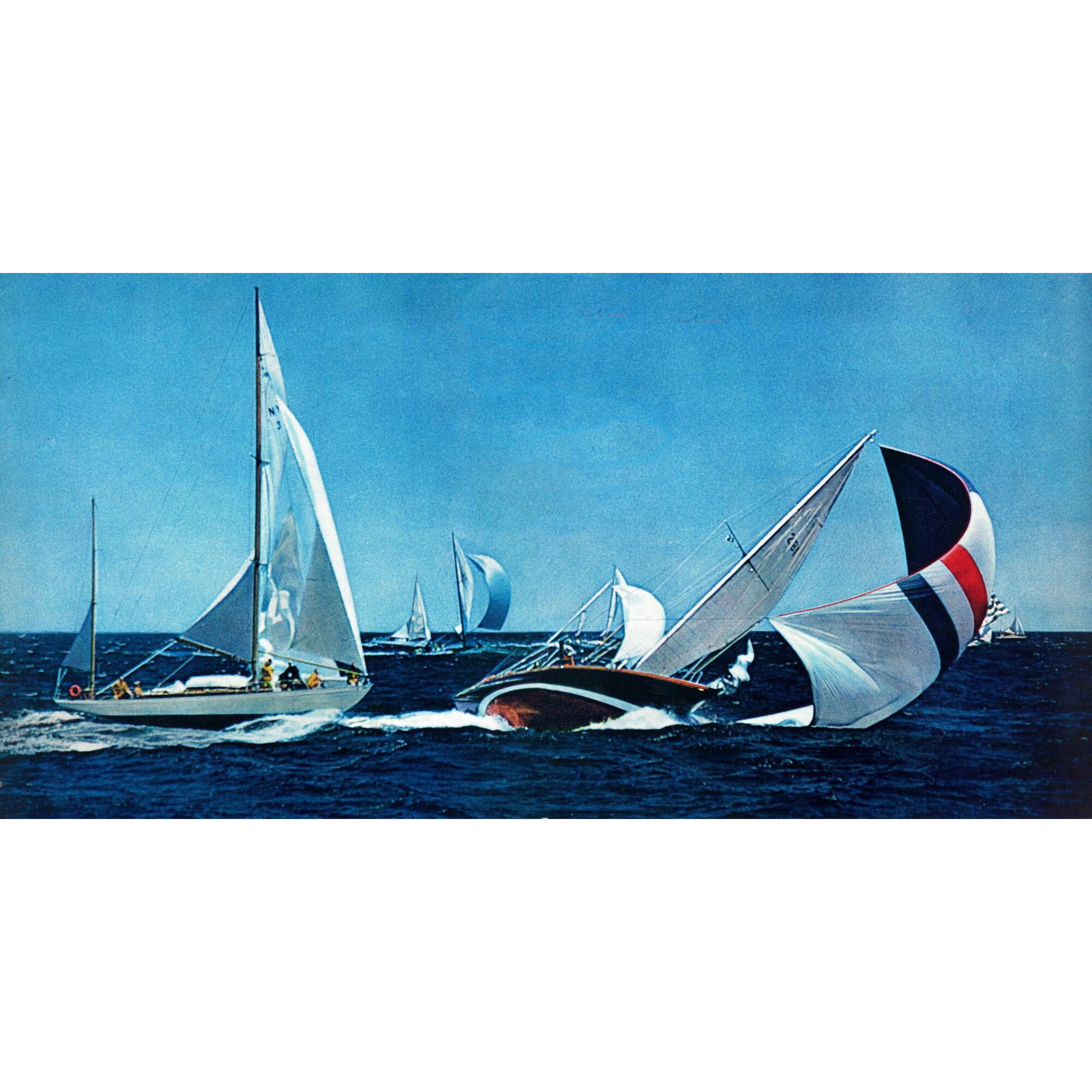 "Fallen Sail" Painting Print on Wrapped Canvas