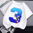 thumbnail image 4 of Nuevas camisetas de Sonics para niños, lindas camisetas con estampado de dibujos animados con los números del 1 al 9 para cumpleaños, camisetas deportivas casuales para bebés y niños, ropa para niños, 4 of 5