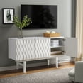 thumbnail image 2 of Tina's Home 3-Door Sideboard Storage Cabinet – Mid Century Modern Buffet Cabinet with Adjustable Shelves for Dining Room, Living Room & Entryway, 2 of 9