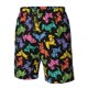 thumbnail image 4 of Balery Colorful Geometric Dog Traje de Baño Estilo Hawaiano para Hombre, Shorts de Secado Rápido con Bolsillos-Large, 4 of 6