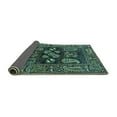 thumbnail image 2 of Ahgly Company Indoor Rectangle Oriental Turquoise Blue Industrial Area Rugs, 7' x 9', 2 of 4