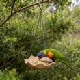 thumbnail image 4 of Hanging Bird Baths for Outdoors - 7.8Inch Small Birdbaths Outdoor, Ideal for Wild Birds and Outdoor Yard, Patio Décor - Pink, 4 of 6