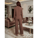 thumbnail image 3 of Conjunto de Suéter y Pantalón Acanalado Diseño Elegante y Versátil para Mujer, 3 of 5