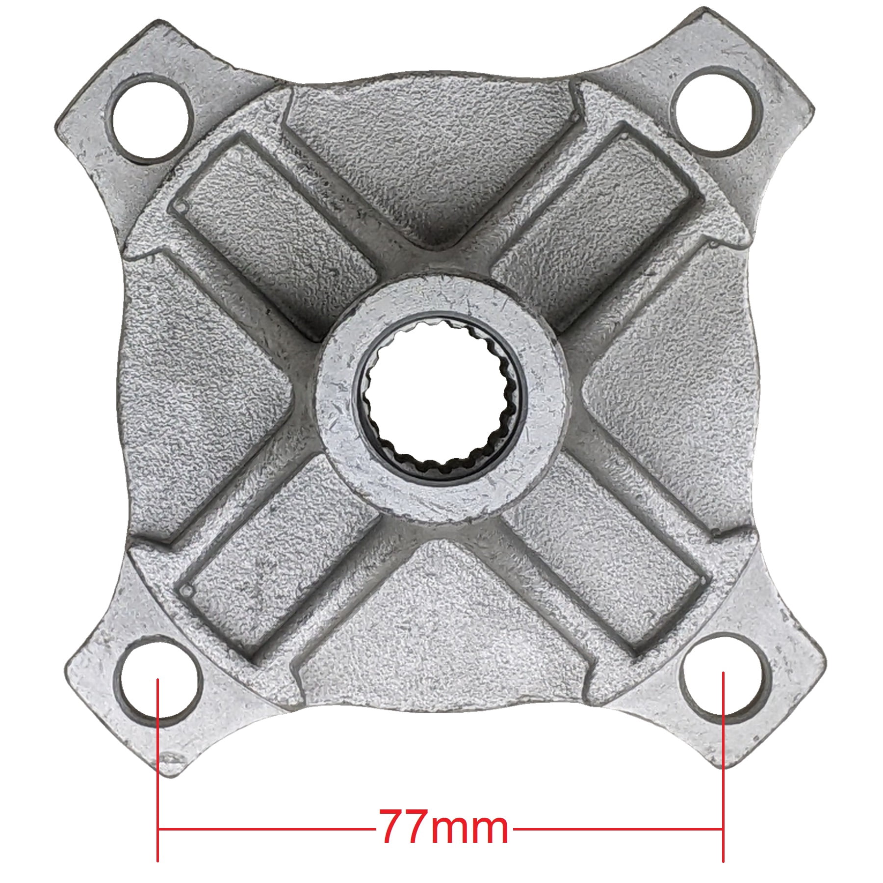 FixRightPro Rear Hub Flange for 125cc Go-Kart Kandi KD-125FM5