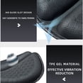 thumbnail image 4 of Honeycomb 3D aislamiento térmico verano y cojín asiento gel transpirable para motocicleta Cojín asiento con amortiguador guía aire para vehículo eléctrico --- con video, 4 of 9