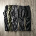 thumbnail image 5 of Big & Tall Straight Stretch Cargo Pants Four Utility Pockets Daily Work Pants S-XXL, 5 of 7