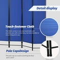 thumbnail image 5 of LINJH 4 Panel Room Divider, 5.6FT Folding Portable Privacy Divider Metal Frame & Fabric Screen Freestanding Partition Screen for Bedroom Meeting Room Office,Blue, 5 of 8