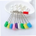 thumbnail image 4 of Adult Cloth Diaper Pins Practical Safety Assorted Color Stainless Steel Locking Clip Holder Baby 24 Pcs, 4 of 4