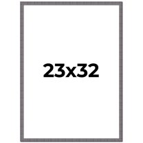 23x32 Frame Blue Kingsley Pewter Solid Wood Picture Frame Width 0.75 Inches |Interior Depth 0.5