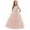 Pink, variant on JIRNDf Flower Girl Dresses For Wedding Elegant Ball Gown Party Princess Performance Tutu Lace Child Bowknot Skirt Formal Casual Girls Summer Dress Red 7-8 Years