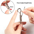 thumbnail image 4 of 8 Pcs Kit de Fil de Suspension Réglable 2M X 1.5mm - Corde en Acier Inoxydable Robuste, Supporte jusqu'à 60Lbs, 4 of 7