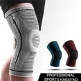 thumbnail image 2 of Knee Support Brace With Silicone Gel Pad - Medical Grade Patella Strap For Meniscus Pain Relief, Compression Sleeve For Running, Basketball, Volleyball, Workout, Joint Protection, 2 of 23