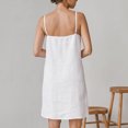 thumbnail image 3 of Las mujeres se deslizan debajo del vestido de encaje sin espalda vestido de verano moda de vacaciones pijamas femeninos FLhrweasw Nuevo, 3 of 9