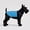 Blue, variant on Warm Dog Winter Coat Waterproof Dog Jacket, 3-Layer Windproof Cold Weather Pet Vest with Thick Cotton Padding & Fleece Lining, Reflective Apparel for Small Medium Large Dogs