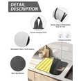 thumbnail image 3 of Stove Top Covers for Electric Stove, Yellow Striped Kitchen Glass Ceramic Electric Cooktop Covers 36''x21'', Modern Farmhouse Yellow White Stripes HeatResistant Oven/Countertop/Dishwasher Protector, 3 of 3