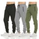 thumbnail image 1 of Mens 3 Pack Fleece Active Athletic Workout Jogger Sweatpants.., 1 of 5