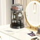 thumbnail image 5 of Estante de almacenamiento de cosméticos, organizador de baño de escritorio, estante de almacenamiento de perfumes giratorio de 360 grados, 5 of 6
