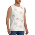 thumbnail image 2 of Fotbe Men's Cute Pigs Print Men's Sleeveless Muscle Tank Tops Casual T-Shirts for Gym Workout Beach-Medium, 2 of 8