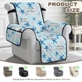 thumbnail image 5 of TSOVTHRID Blue Starfish Print Recliner Chair Cover Non Slip Chair Covers for Reclining Chairs with Pocket Washable Reclining Chair Cover Stay in Place Furniture Protector for Pets, 5 of 7