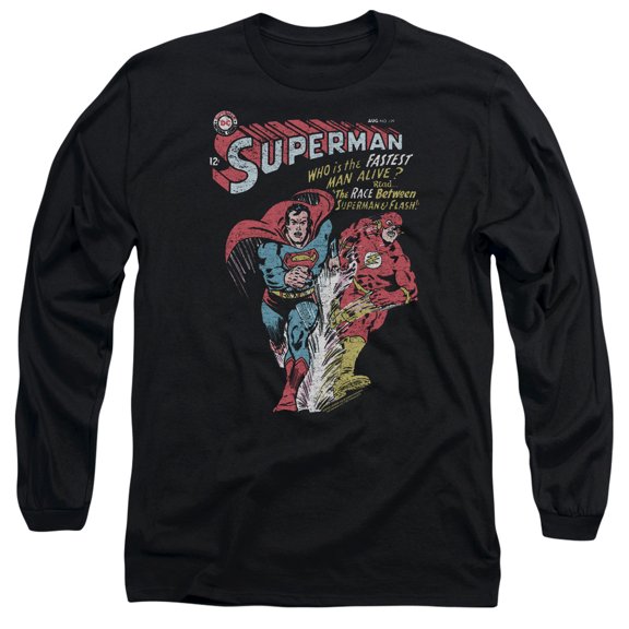 Jla - Fastest - Long Sleeve Shirt - XX-Large