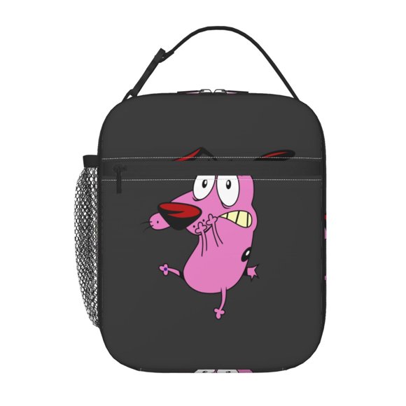 Courage The Cowardly Dog Lunch Bag Portable Lnsulation Lunch Box-SYS464