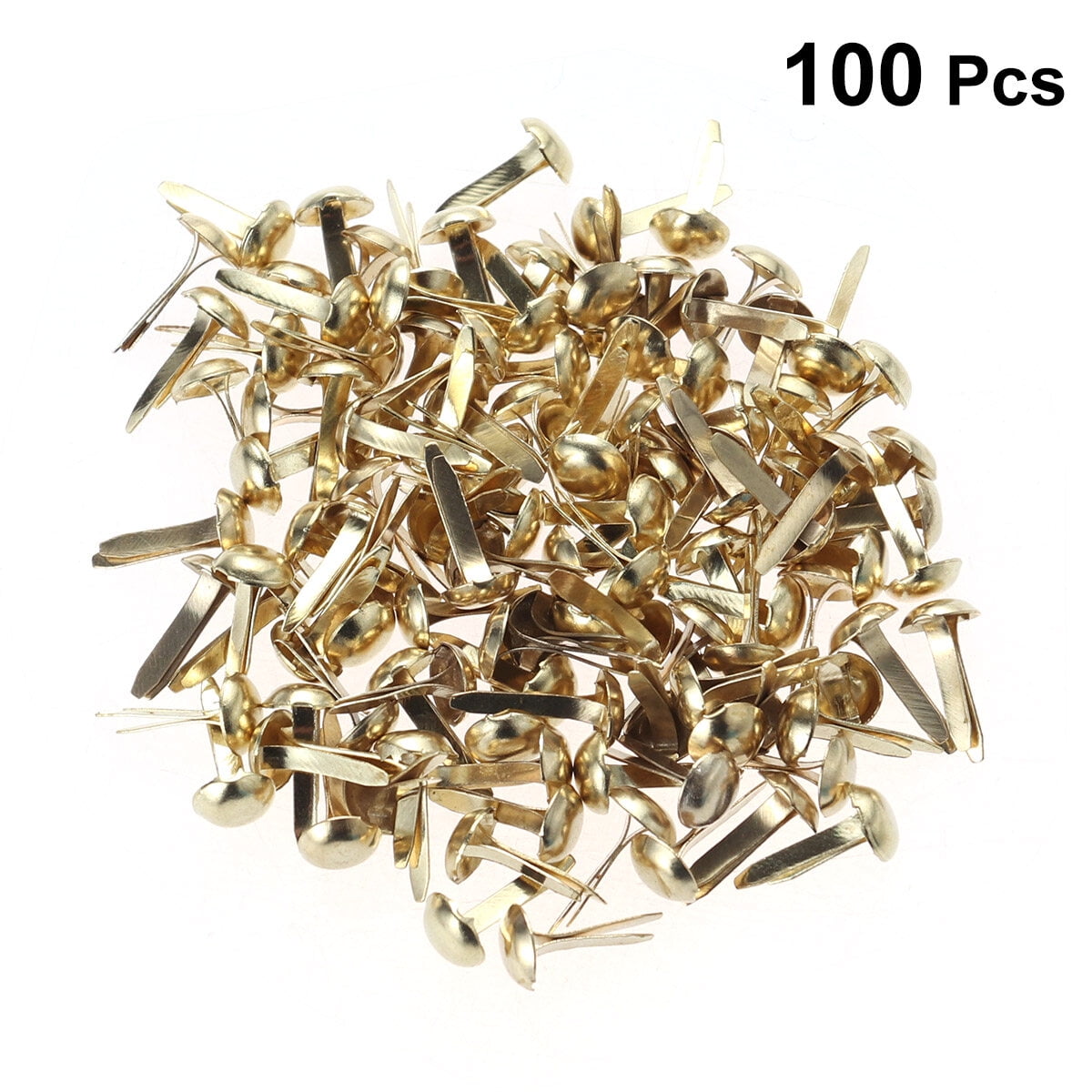 100pcs Approx. 1.7 X 0.8 Cm Multicolor Mini Metal Fasteners Scrapbooking  Brad Nails For Handmade Paper Crafts, Decorative Scrapbooking Crafts Diy  Projects