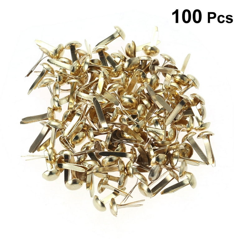 100pcs brad paper fastener Diy Decorative Brads Metal Paper Fasteners Small