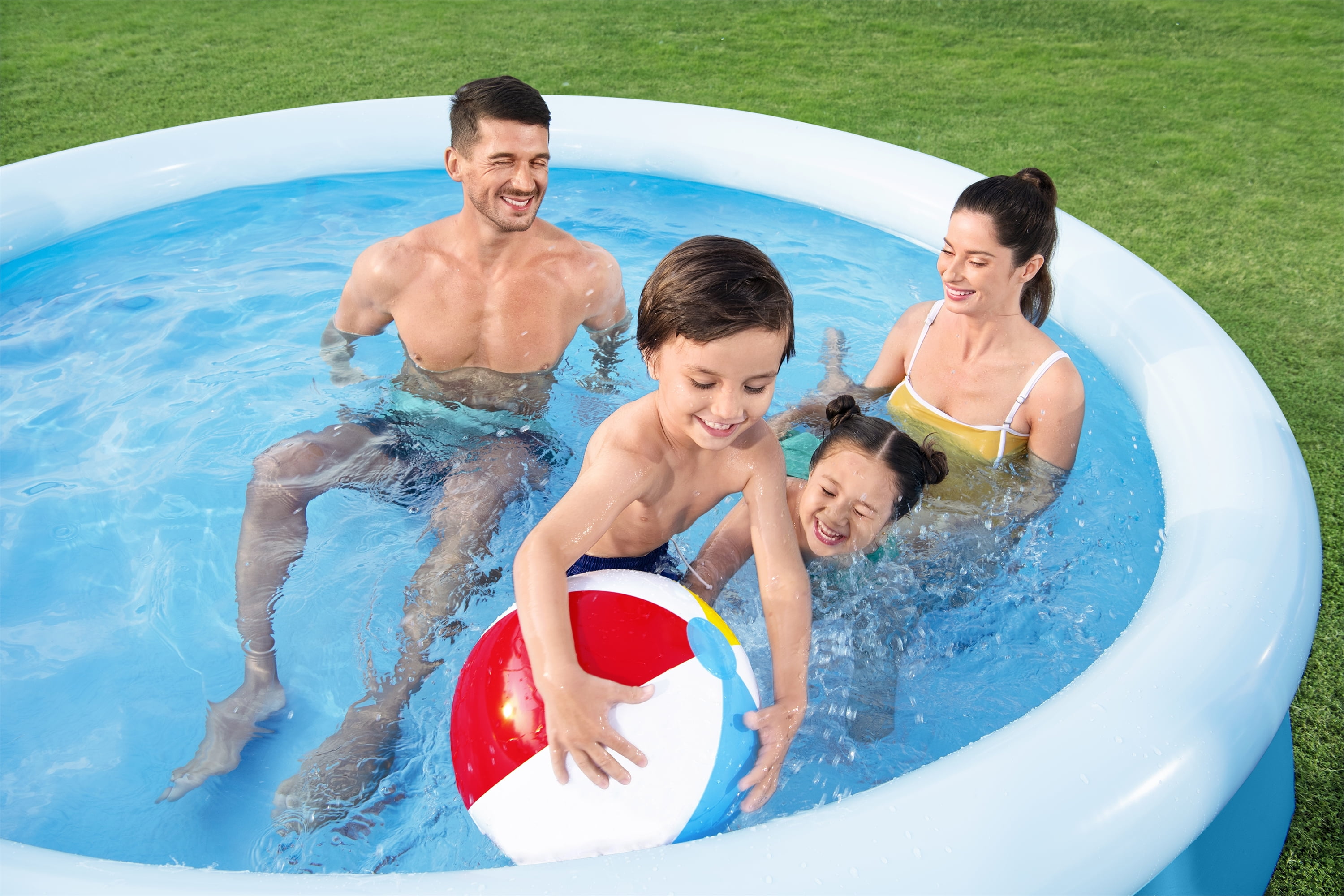 Bluescape Fast Set 10' x 30” Round Inflatable Soft Sided