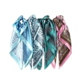 thumbnail image 4 of AWAYTR Women Print Flower Hair Bow Scarf Knot Muslim Hat Bandana Scarf Headbands Turban Head Wrap Kerchief Lady Hair Accessories, 4 of 4