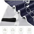 thumbnail image 2 of Dreamtimes Moon Phases Circle Beach Towel Super Absorbent Oversized Travel Towels Lightweight Compact Quick Dry Towel for Swimming Camping Holiday, 2 of 7