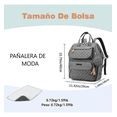 thumbnail image 3 of Pañalera Mochila Bebe 30l Belug Gris, 3 of 5