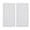 White, variant on UsilkU 2pcs PC Case Dust Mesh Filter Magnetic PVC Mesh Screen 14x28cm / 5.5x11in Cooler Fan Dustproof Grill Vent Cover for Computer Power Supply Case Fan White