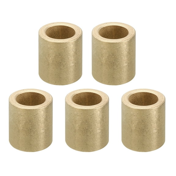 M8 Brass Spacers, 5 Pcs Metal Spacer Brass 8mm ID x 12mm OD x 15mm L Screw Standoff for 5/16 Inch or M8 Screw